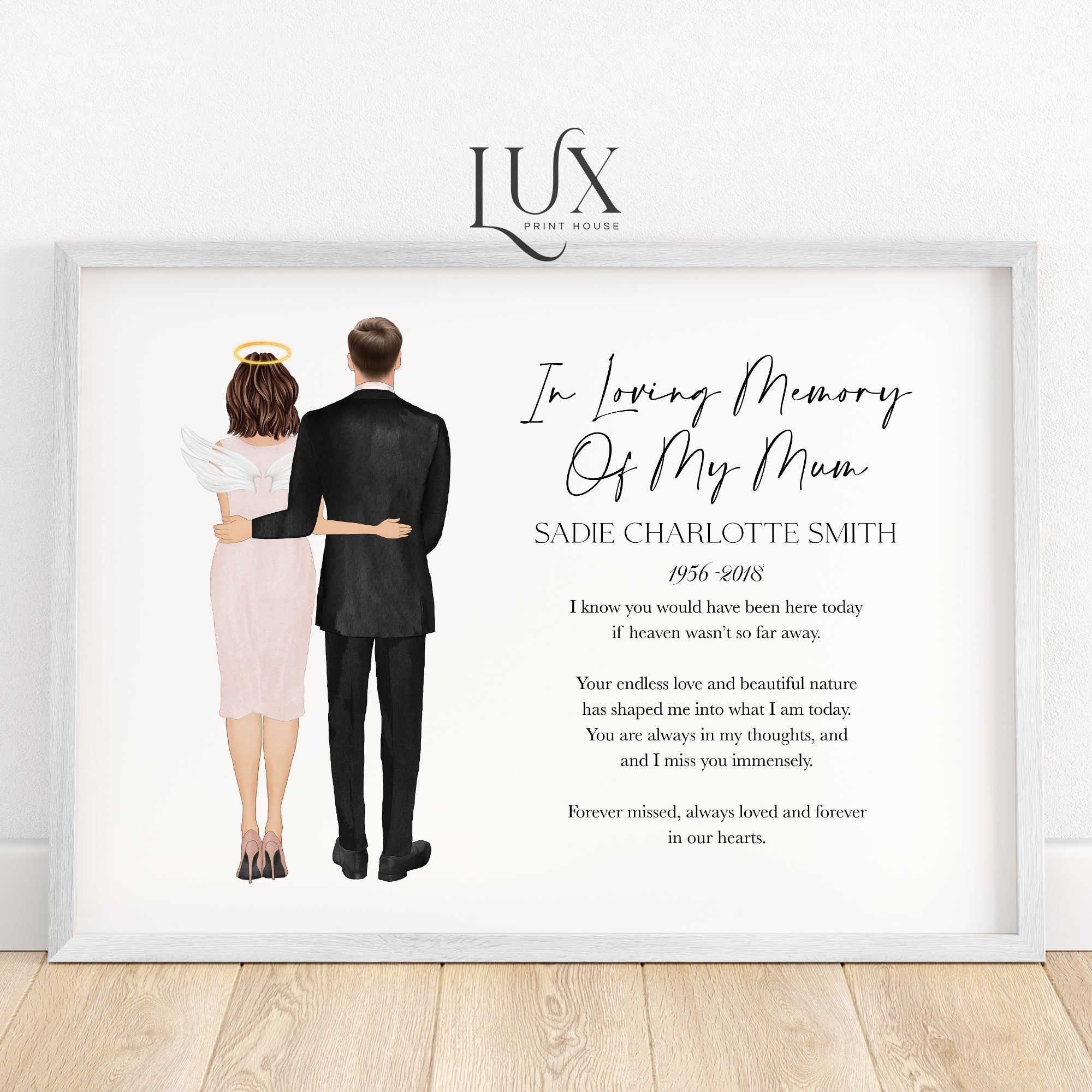 In Loving Memory Or The Mother Of The Groom Wedding Print