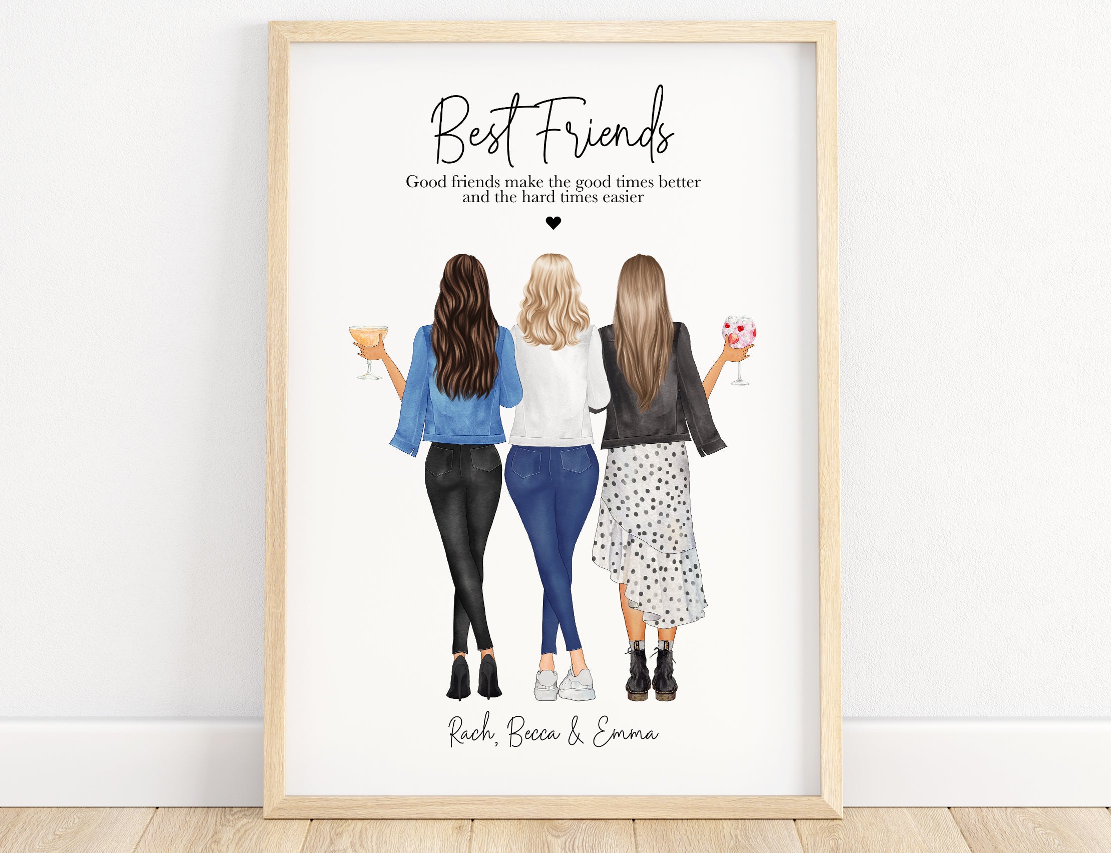 3 Best Friend Print