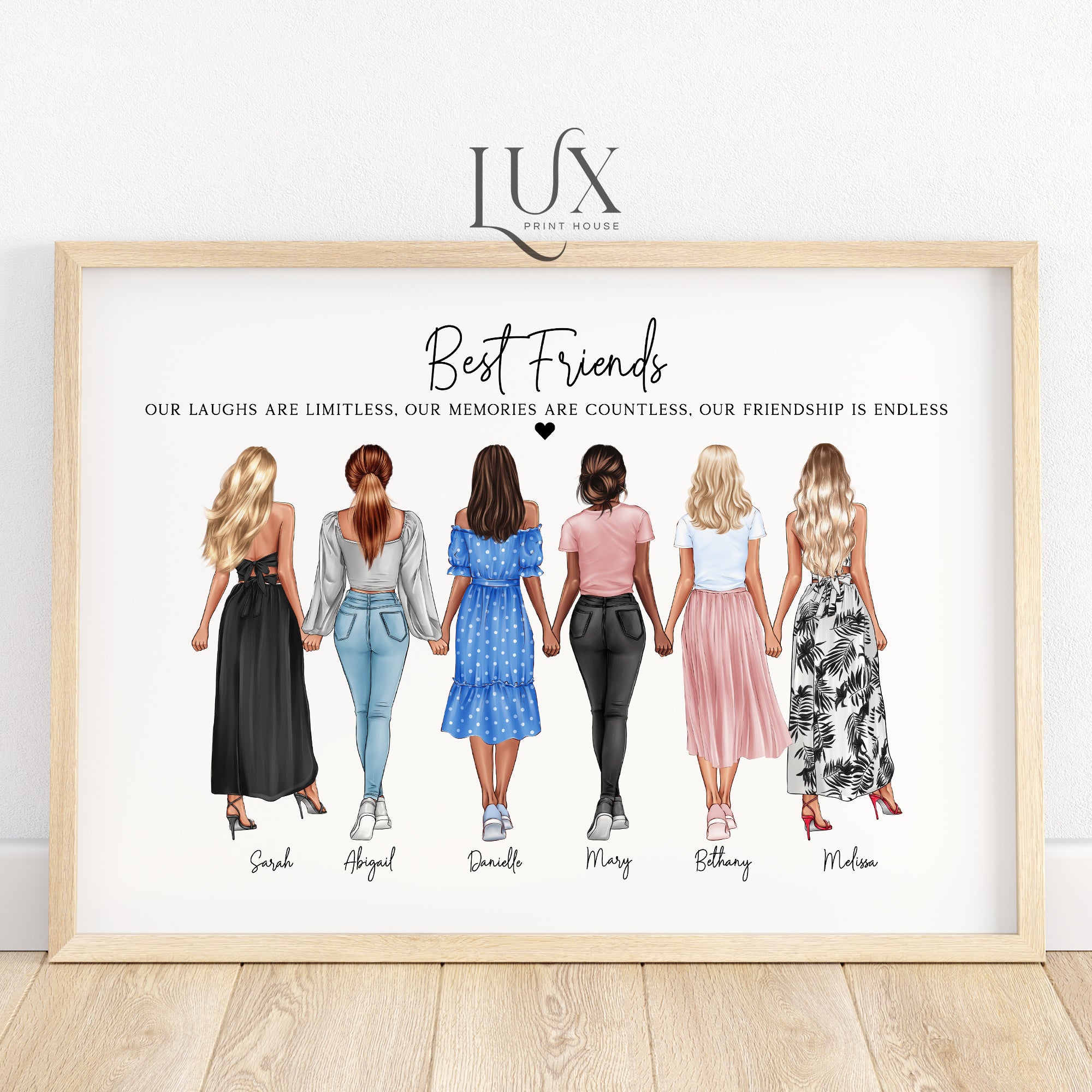 Best Friend Print for Group of Friends