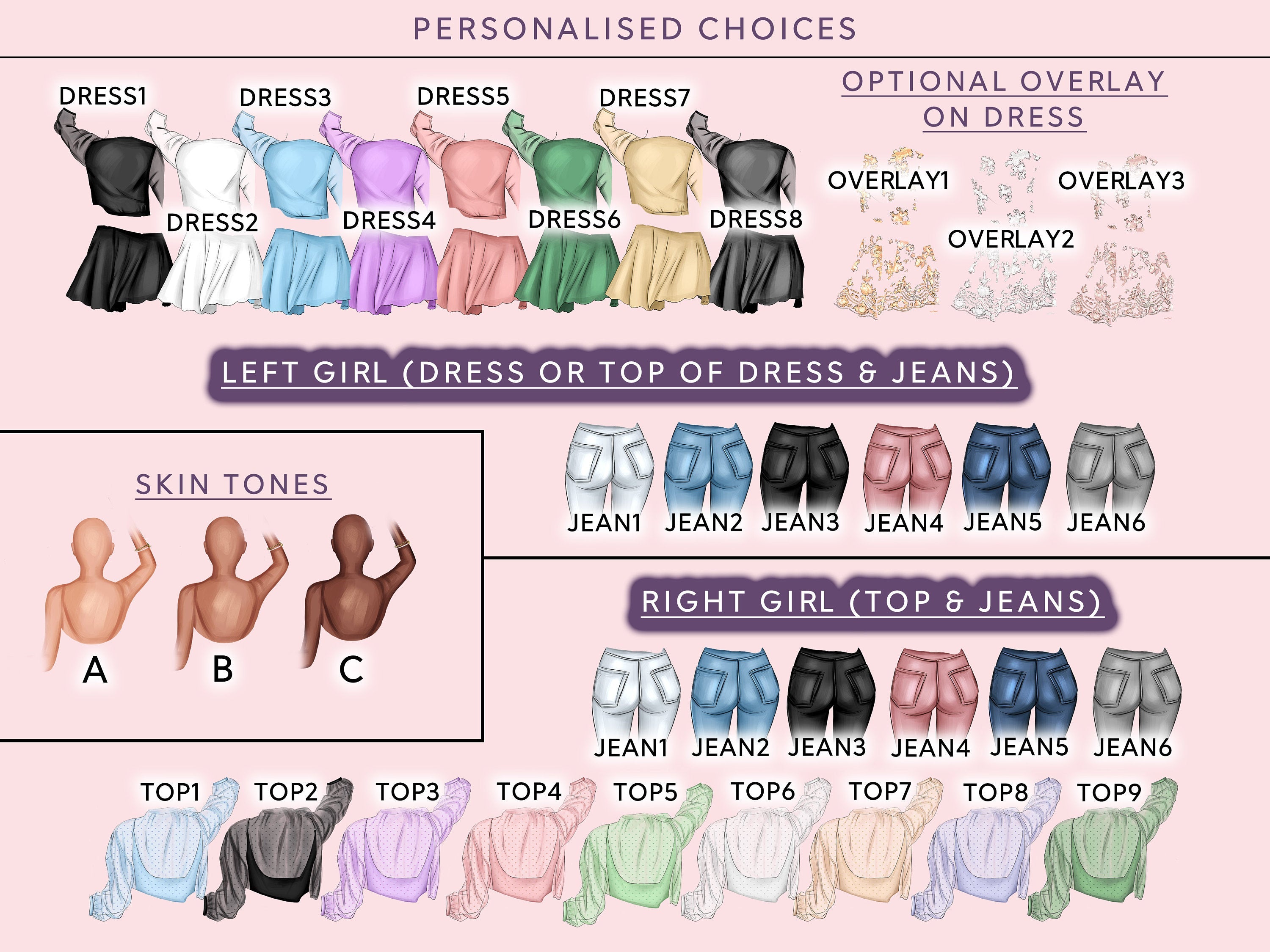 Personalised Best Friend Print For Her