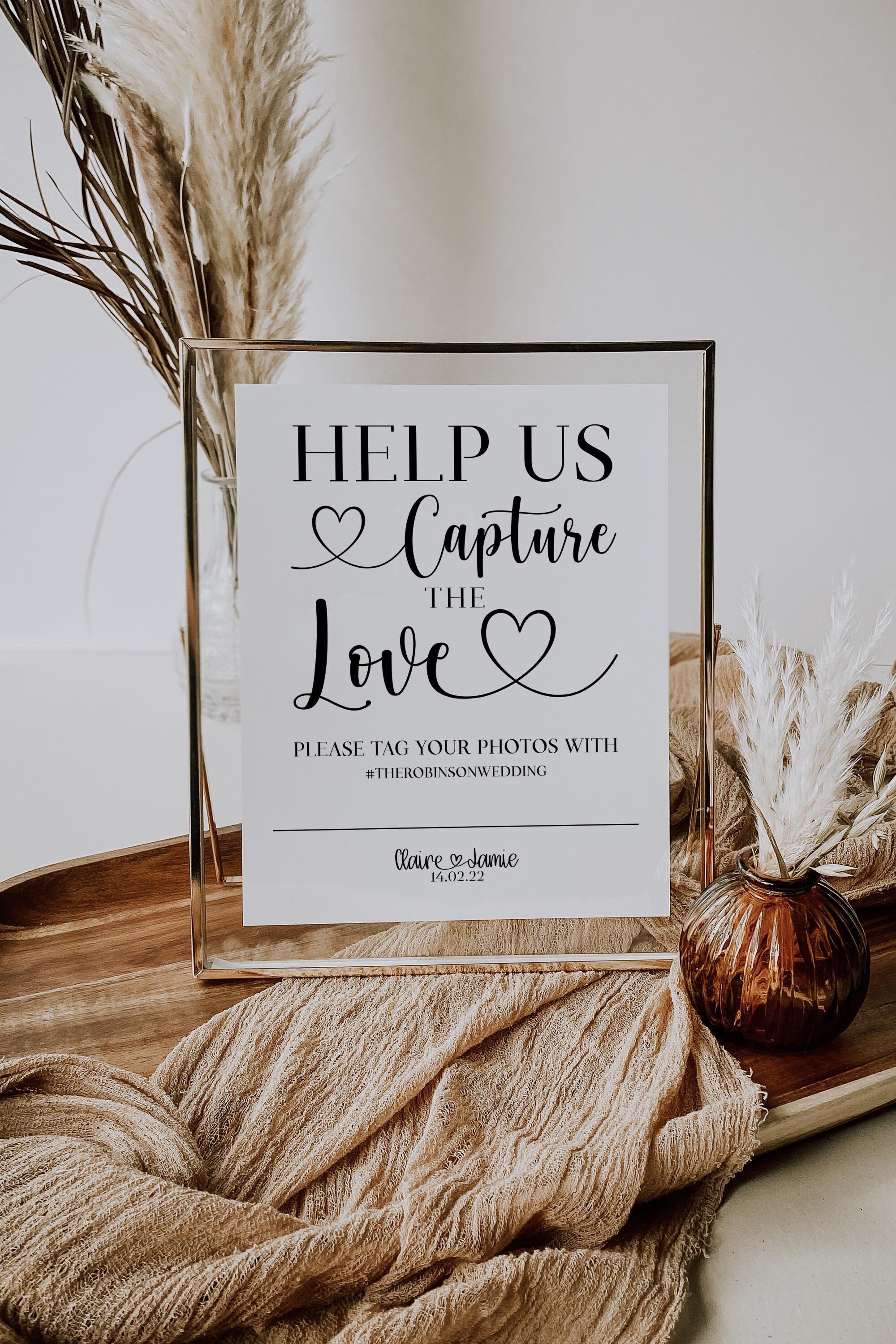 PERSONALISED help us capture the love sign, wedding custom hashtag sign, hashtag wedding sign, printable, wedding reception sign, oh snap