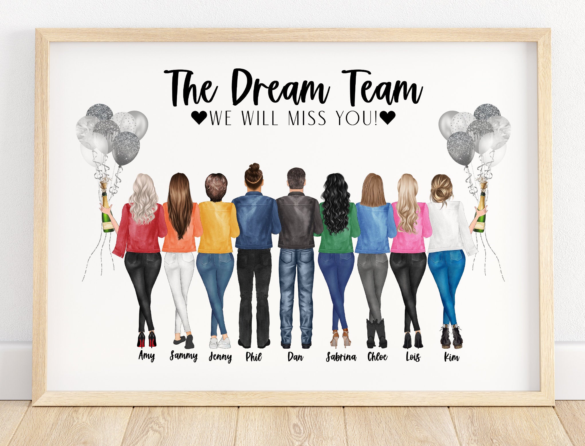 Colleague gift, coworker gift, coworker print, colleague friend, colleague leaving gift, coworker goodbye gift, best friend gift, boss gift