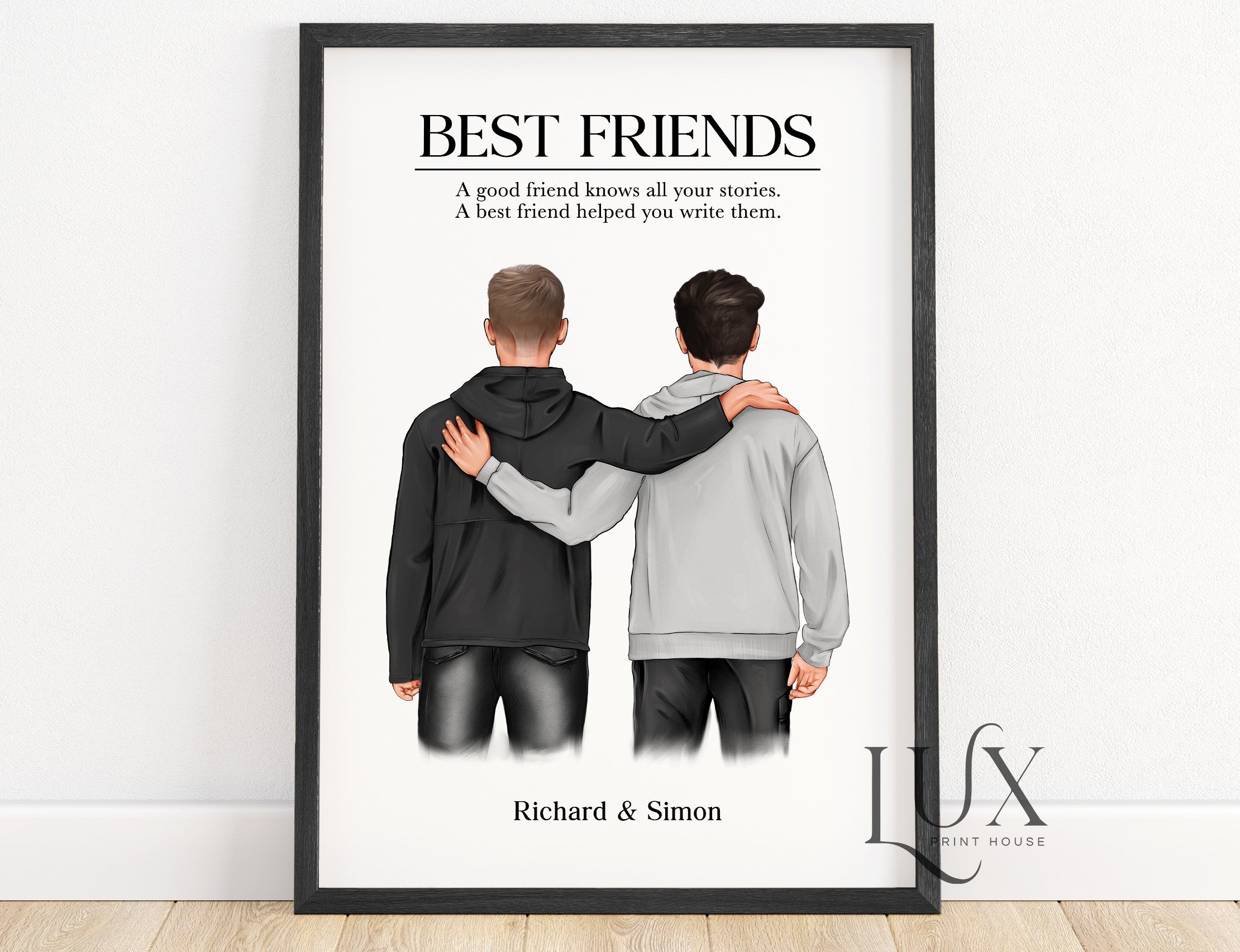Boy best friend print, guy best friend birthday gift, male best friend gift, brother gifts, gay best friend, cousin, gay boyfriend gift